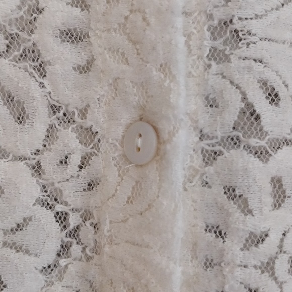 J. Jill lacy button-down top - Picture 3 of 7